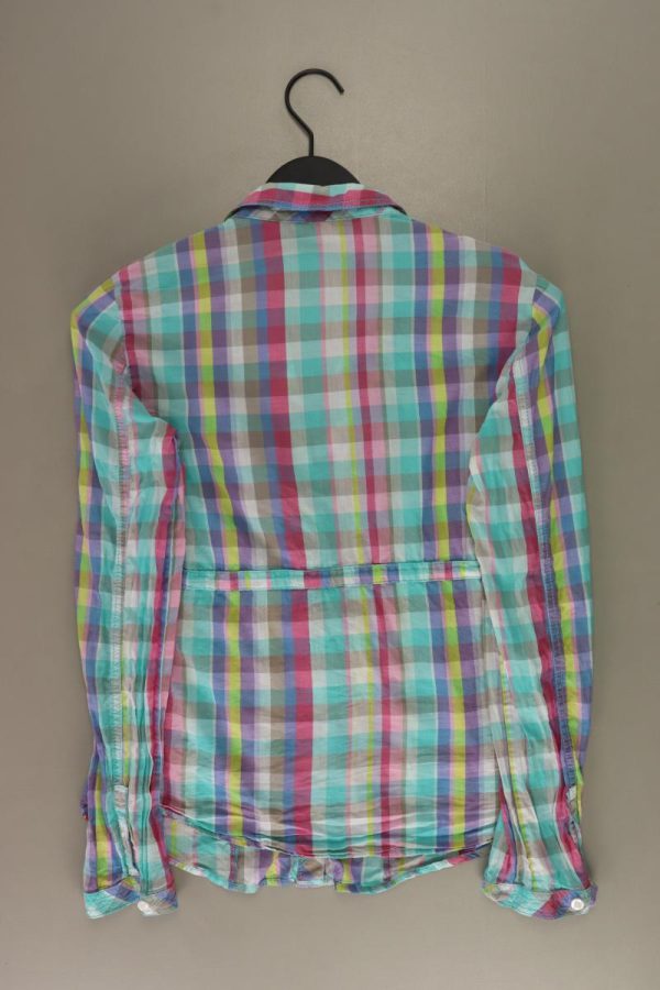 edc by Esprit Karobluse Gr. XS kariert Langarm mehrfarbig aus Baumwolle Online – Bild 2