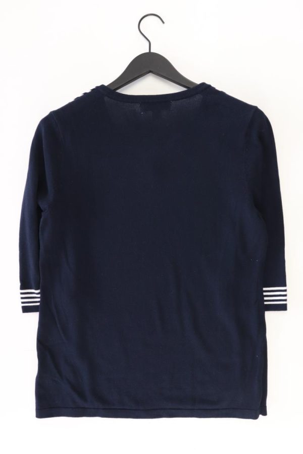 Colléction L. Pullover Gr. 42 gestreift blau aus Baumwolle Online-Verkauf – Bild 3