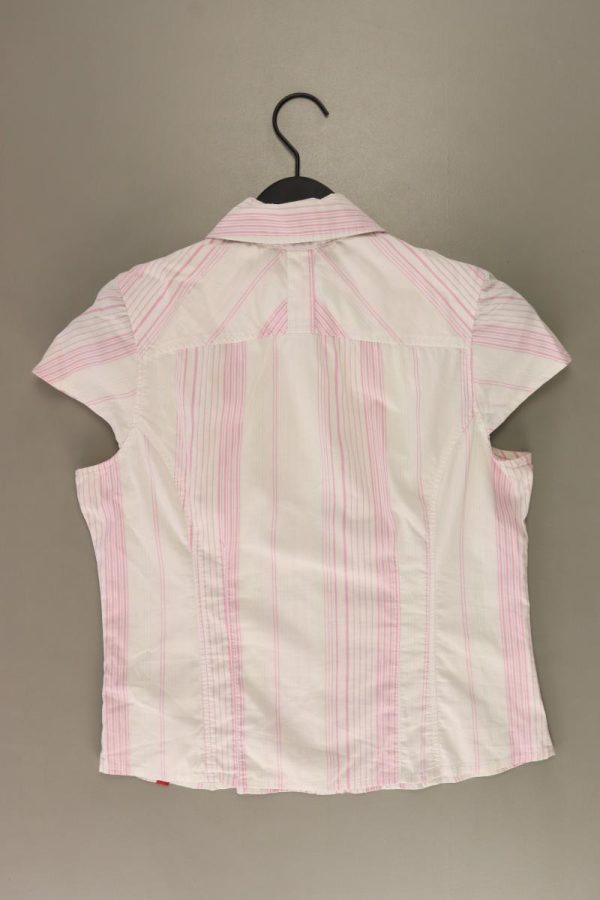 edc by Esprit Kurzarmbluse Gr. S gestreift rosa aus Baumwolle Mode – Bild 2