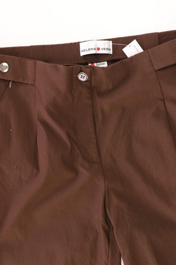 Helena Vera Stretchhose gefüttert Gr. Kurzgröße 20 Modell Moni braun aus Viskose Rabatt – Bild 2