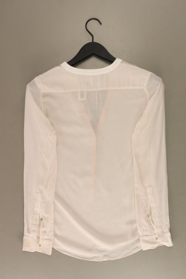 Zara Langarmbluse Gr. XS creme aus Viskose Online-Schn?ppchen – Bild 2