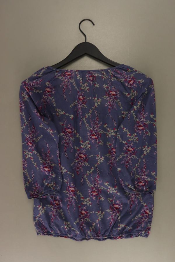 Esprit Regular Bluse Gr. 34 mit Blumenmuster 3 4 Ärmel lila aus Baumwolle Online-Schn?ppchen – Bild 2