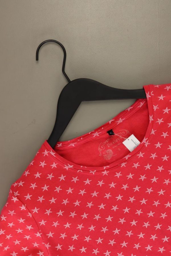 Bexleys Shirt mit Sternmuster Gr. S Kurzarm rot aus Baumwolle Im Angebot – Bild 3