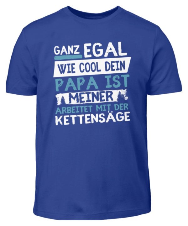 EGAL WIE COOL DEIN PAPA IST - türkis  - Bio Kinder Shirt Schn?ppchen – Bild 3
