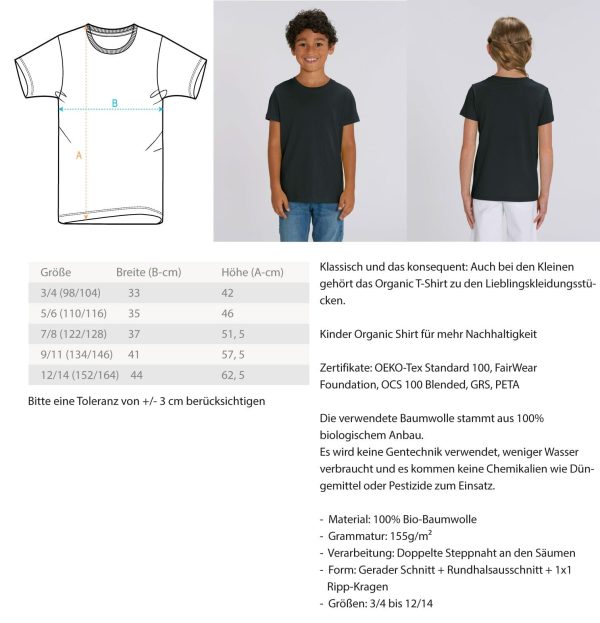 Fuchs bei Nacht - Bio Kinder Shirt Online – Bild 2