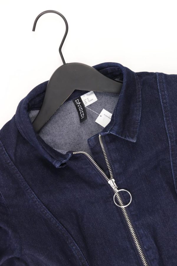 H&M Jeanskleid Gr. 40 Langarm blau aus Baumwolle Jetzt online – Bild 2