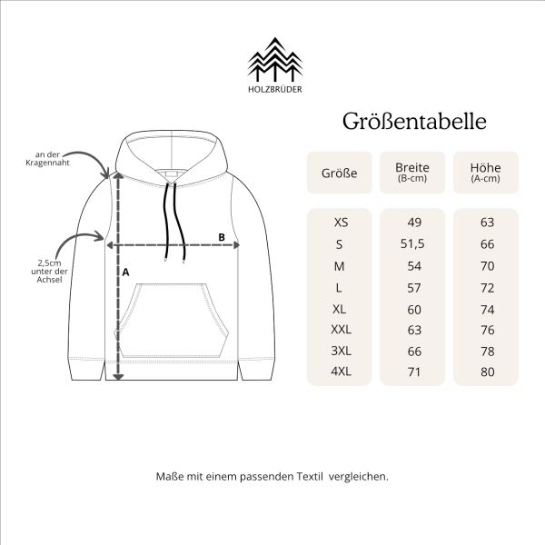 FUCHS SPUR - Bio Unisex Hoodie (BASIC) Online – Bild 5